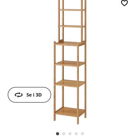 Rågrund baderomshylle fra Ikea