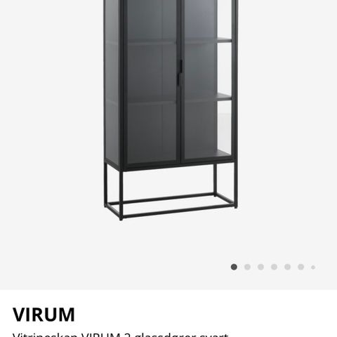 Virum vitrineskap