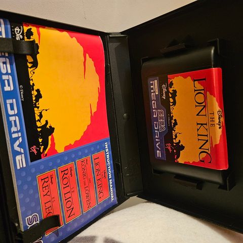 Lion king til Sega Mega Drive - komplett