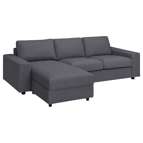 3-seters sofa med sjeselong (Vimle fra IKEA eller liknende)