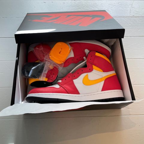 Jordan 1 fusion red 45.5