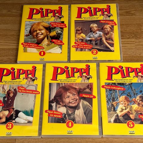 TV-serie: Pippi Langstrømpe (DVD)