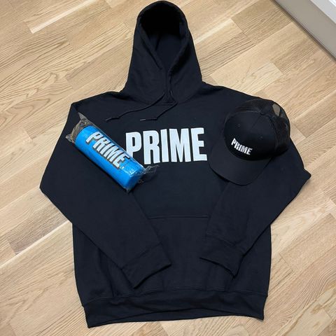 PRIME - Hoodie, caps og drikkeflaske