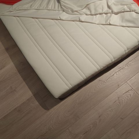 IKEA double-bed mattress and bed