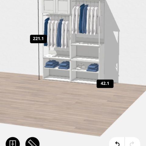 PLATSA IKEA Entremøbel / gang garderobe