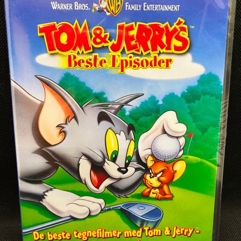 TOM & JERRY’S BESTE EPISODER (DVD, NY I PLAST)