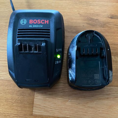 Bosch 18V batteri 1,5Ah med lader