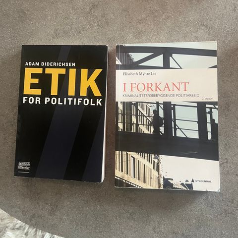 Pensumbøker politihøgskolen B1