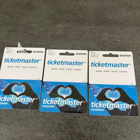 Ticketmaster verdi 1500kr