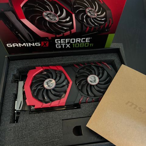 MSI Gaming X Geforce GTX 1080Ti selges!