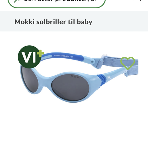 Mokki solbrille 0-2 år