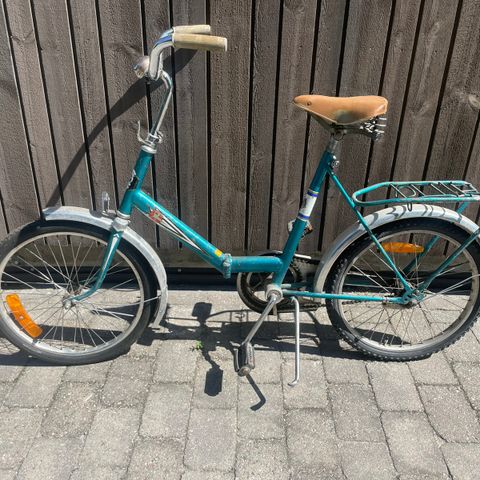 Vintage sammenleggbar sykkel