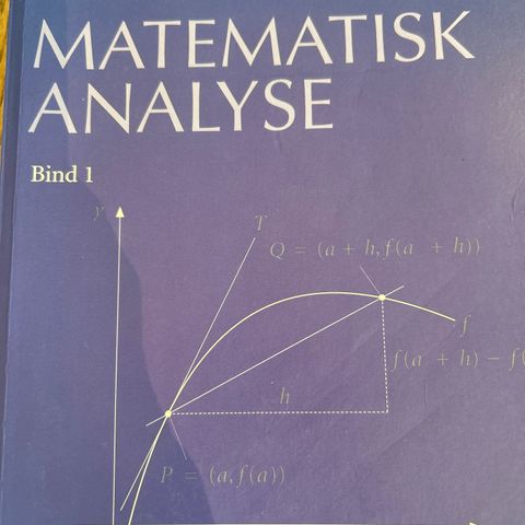 Matematisk Analyse bind 1, Knut Sydsæter