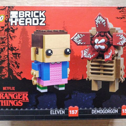 Lego Brickheadz 40549 Demogorgon og Eleven Ny uåpnet/utgått sett.