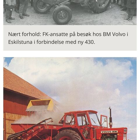 ØNSKES KJØPT: Felleskjøpets reklamelue med Volvo Bm reklame.