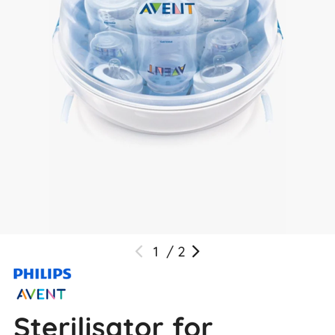 philips avent dampsterilisator til mikro