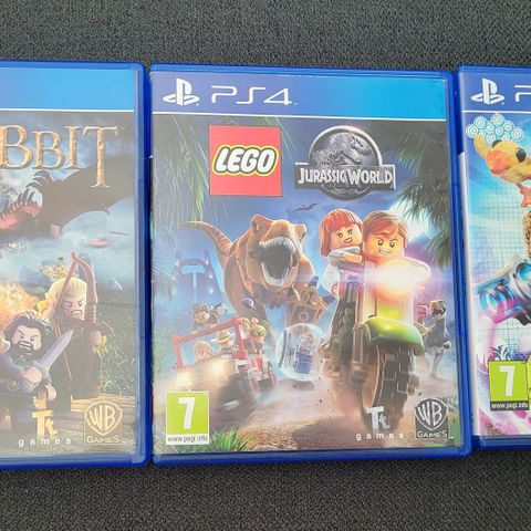 Spill Ps4 LEGO  Hobbit,LEGO JurassicWorld,LittleBigPlanet 3