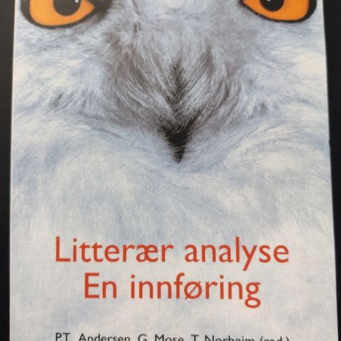 Litterær analyse. En innføring.