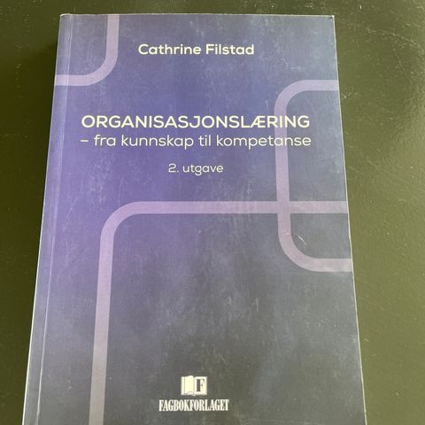 Organisasjonslæring -fra kunnskap til kompetanse