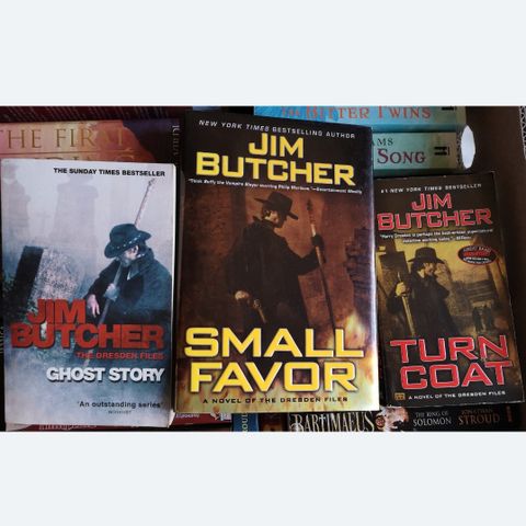 Jim Butcher - Dresden Files - bok nr. 10, 11 og 13