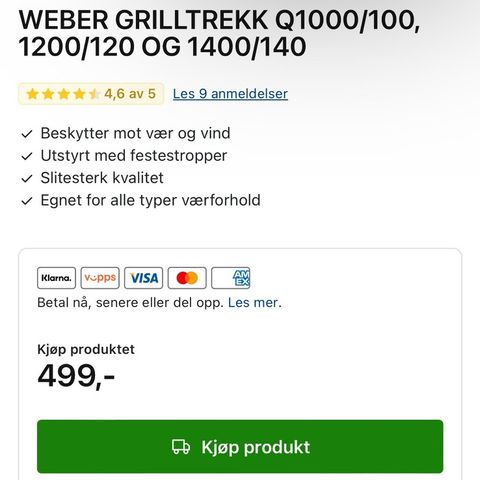 Weber Grilltrekk Q1000