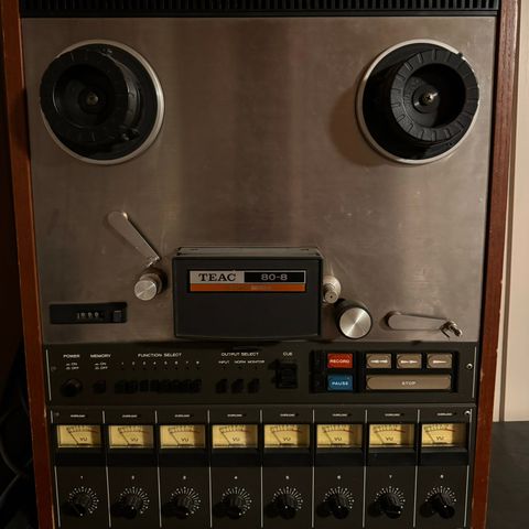 Teac 80-8 med DX-8  og fjernkontroll