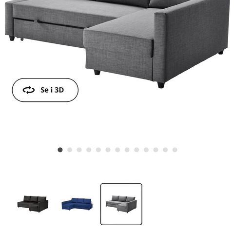 IKEA FRIHETEN Sofa Sovesofa