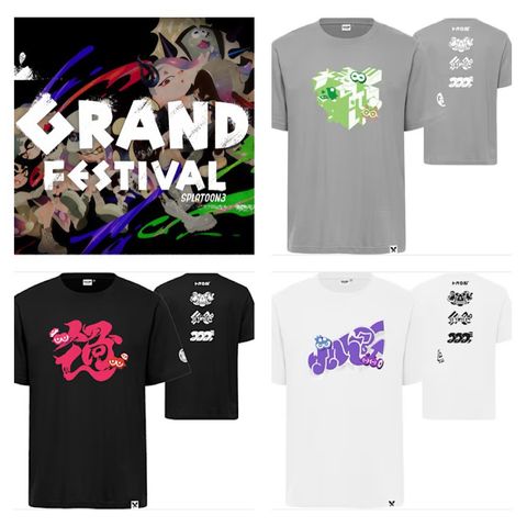 Splatoon 3 Grand Festival t Skjorter SISTE SPLATFEST str S M L