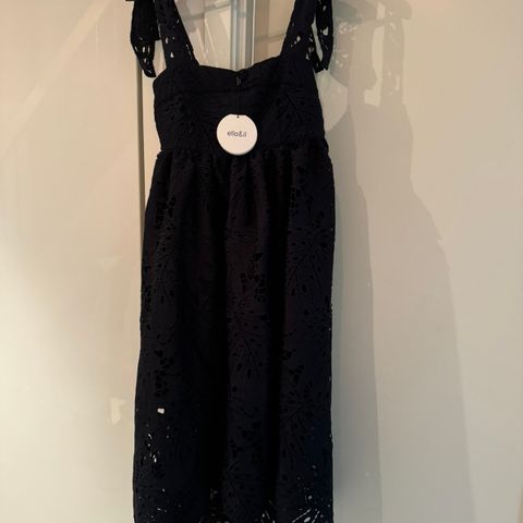 Ny: Ella & il Aundry Lace dress, Navy, XS