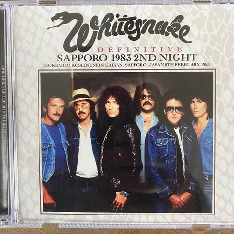 WHITESNAKE - DEFINITIVE SAPPORO 1983 2ND NIGHT