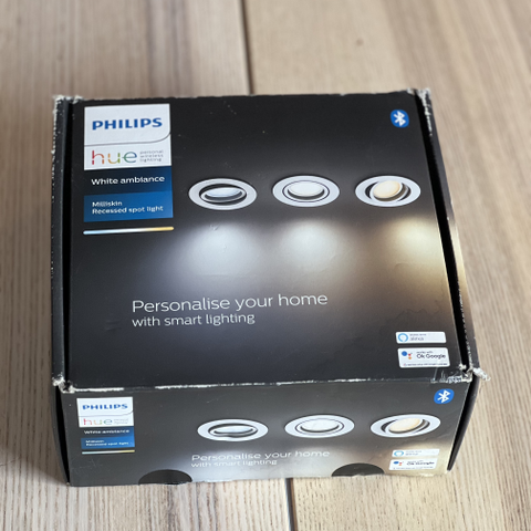 Philips Hue Milliskin 3x spot white ambiance