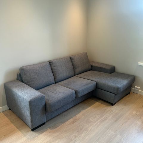 3 Seter sofa med sjeselong