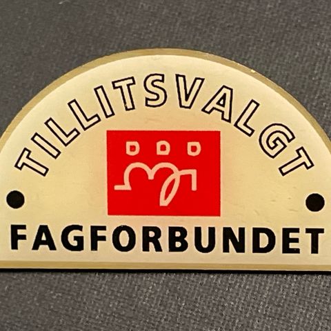 Tillitsvalgt Fagforbundet LO pin