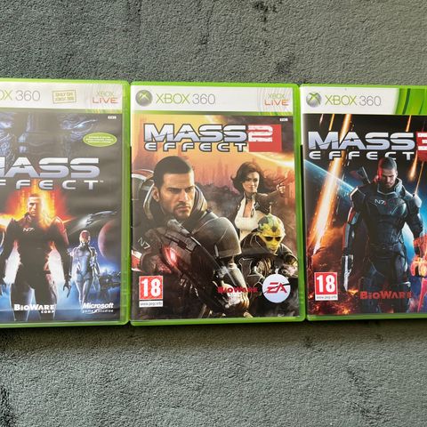 Mass Effect 1,2 & 3 (Xbox 360)