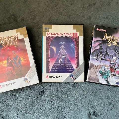 Phantasy Star II, III & IV (SEGA Mega Drive, Koreanske Utgivelser fra Samsung)