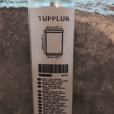 IKEA Tupplur rullegardiner x2