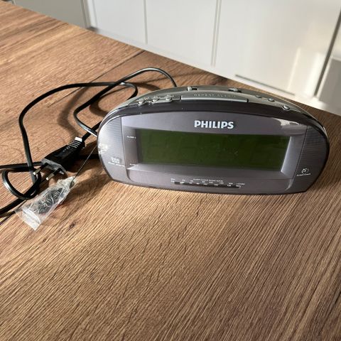 philips radio og vekkerklokke