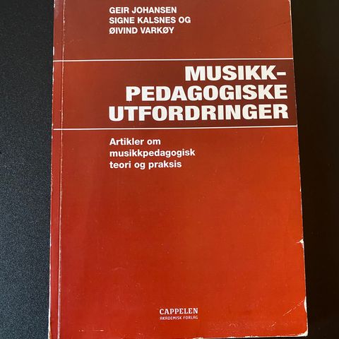 Musikkpedagogiske Utfordringer