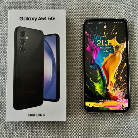 Strøken Samsung Galaxy A54 128 GB selges/byttes