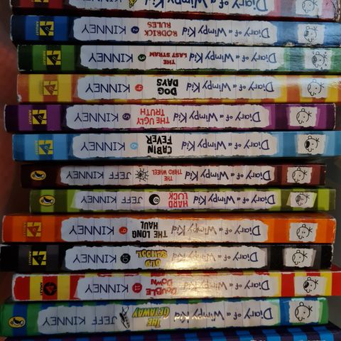 Serien Diary of a Wimpy Kid- engelsk