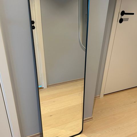 Ikea Lindbyn speil sort 40x130