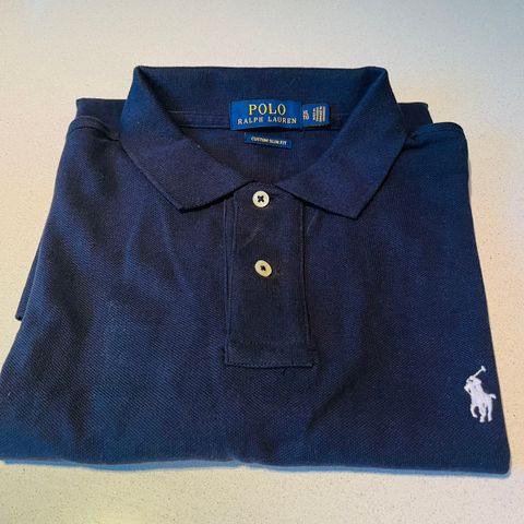 Ubrukt Ralph Lauren piquet herre XL