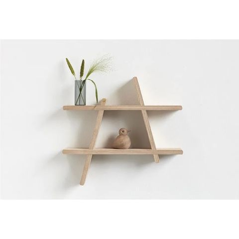 Andersen A-Shelf vegghylle 52x9 Eik