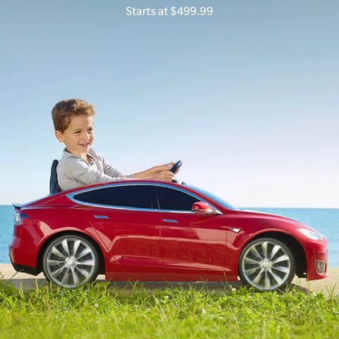 Tesla Flyers Minibil for barn 3-8 år