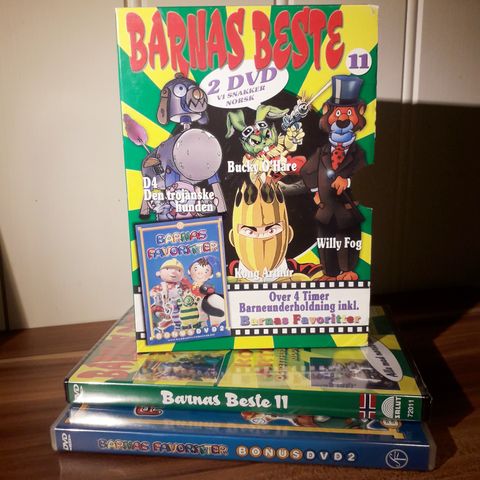 Barnas Beste 11 - DVD boks med 2 disker (norsk tale)