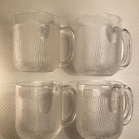 Vintage Iittala Finland Krouvi 30cl Beer Glass Mugs