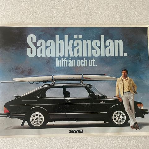 Saab 900 tilbehørskatalog 1985