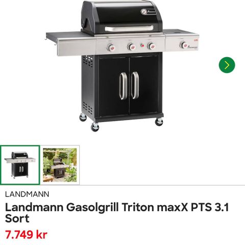 Landmann gassgrill Triton MaXx selges.