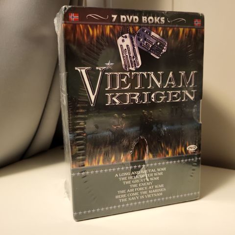 Vietnam krigen - 7 dvd boks, NY!