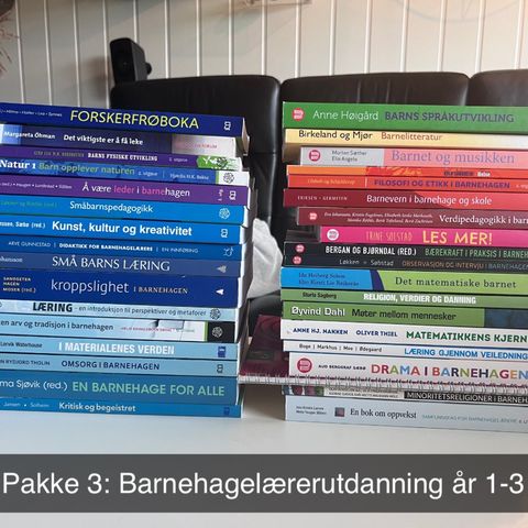 Pensumbøker bachelor barnehagelærer